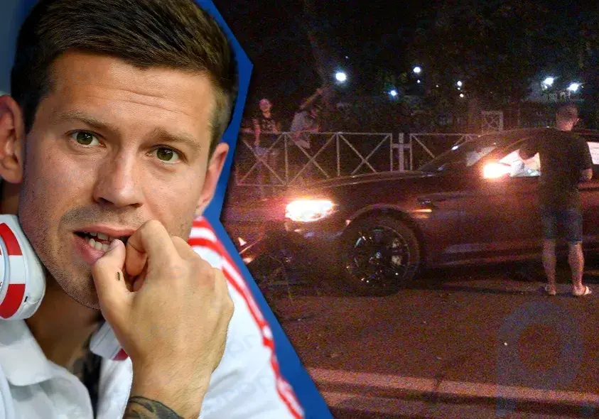 Fedor Smolov had an accident, crashing a foreign car worth 9 million ...