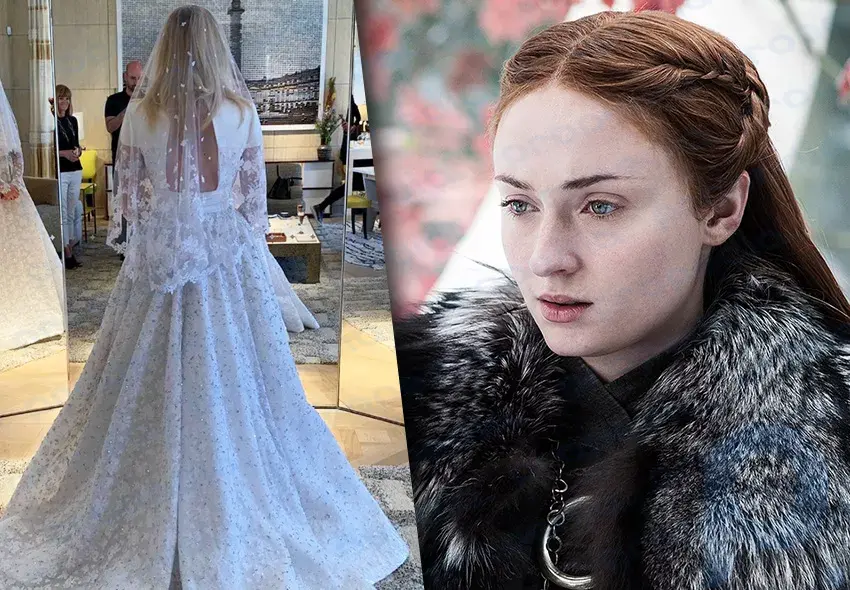 A dress worthy of the Queen of the North: Sophie Turner showed off her ...